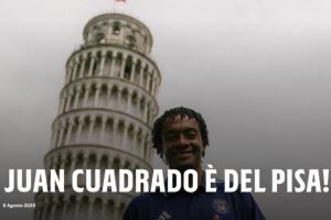 夸德拉多：我希望帮助比萨成功保级，并跟随哥伦比亚参加世界杯